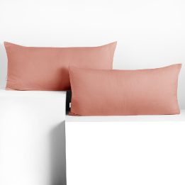 Pagalvės užvalkalas 40×80 persiko spalvos PEACH