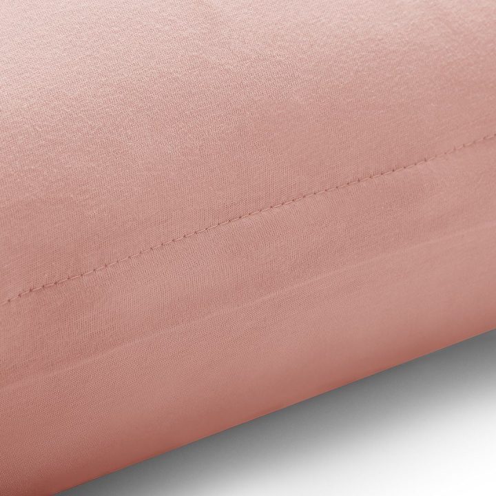 Pagalvės užvalkalas persiko spalvos 40×120 cm 2 vnt.