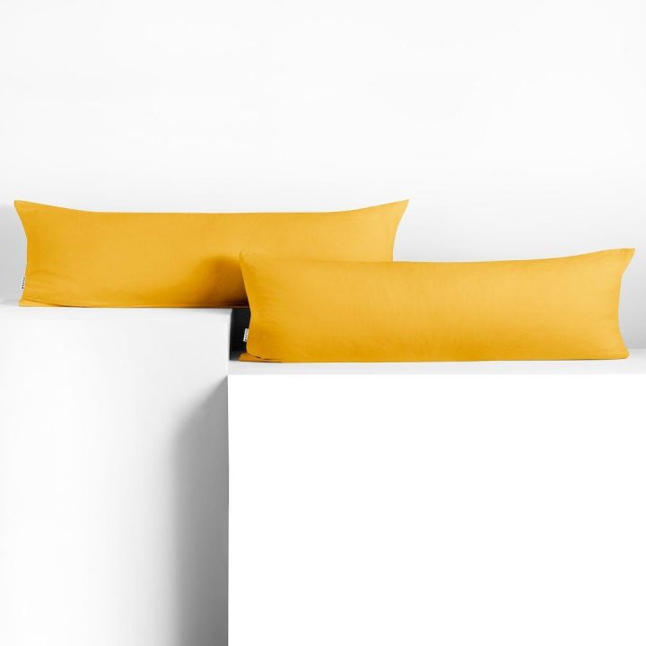 Pagalvės užvalkalas 20×120 cm oranžinis, 2 vnt.