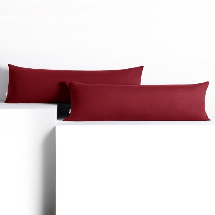 Pagalvės užvalkalas 20×145 cm, bordo spalvos