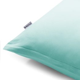 Pagalvės užvalkalas šviesiai turkio spalvos 20×120 cm (2 vnt)