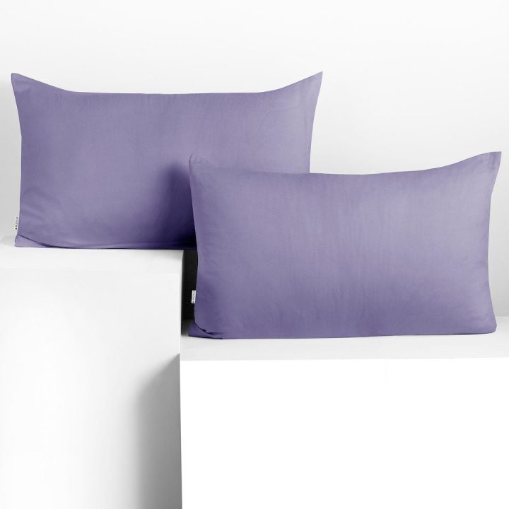 Pagalvės užvalkalas 50×60, 2 vnt violetinės spalvos