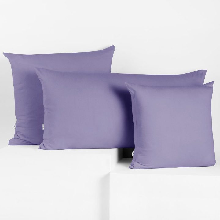 Pagalvės užvalkalas 50×60, 2 vnt violetinės spalvos