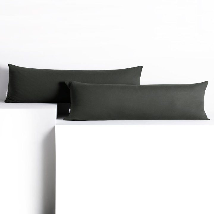 Pagalvės užvalkalai 40x145 tamsiai pilkos