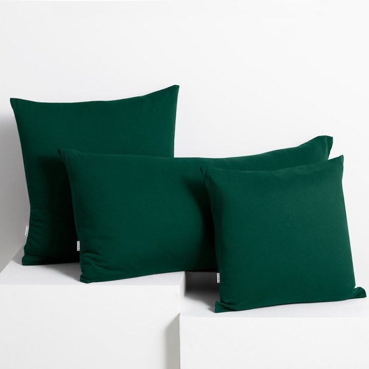 Pagalvės užvalkalas 80 × 80 cm BOTTLEGREEN