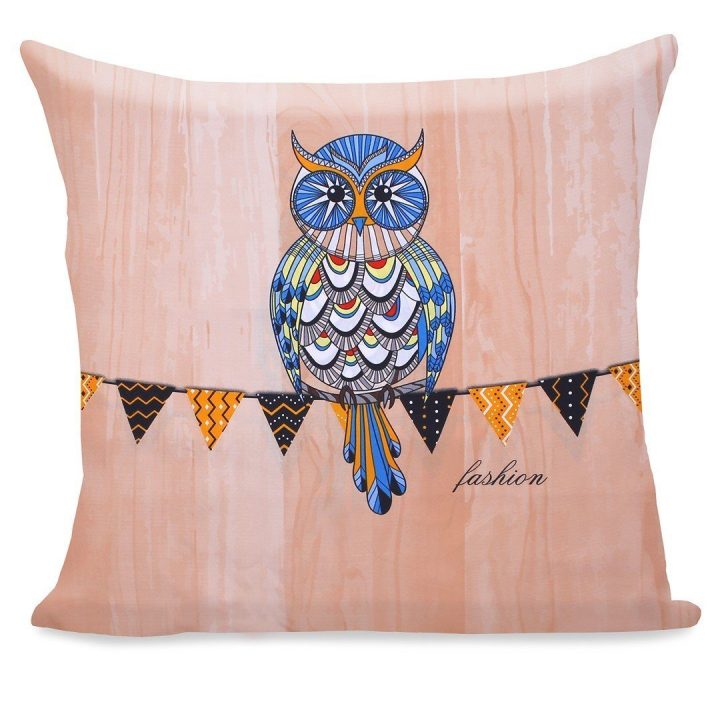 Pagalvės užvalkalas 80 × 80 cm OWLS AUTUMNSTORY