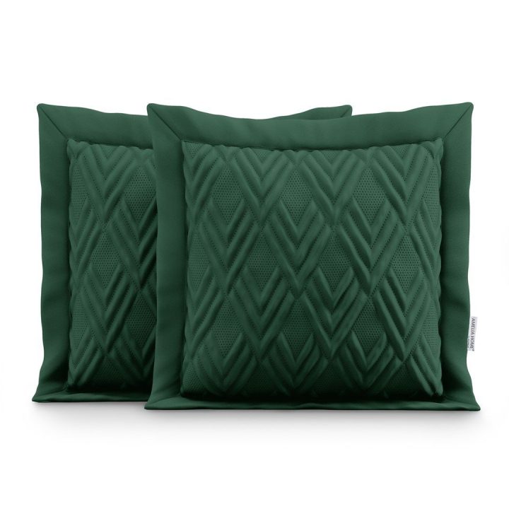 Pagalvės užvalkalas 45 × 45 cm AH BOTTLEGREEN