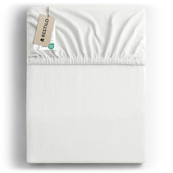 Paklodė su guma 80–90 × 200 cm, gylis 30 cm WHI