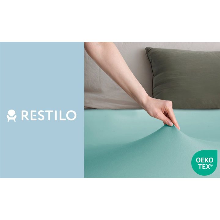 Paklodė su guma šviesiai turkio spalvos 180-200x200+30