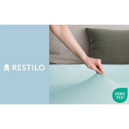 Paklodė su guma 220–240×220+30 mėlyna FROZENBLUE