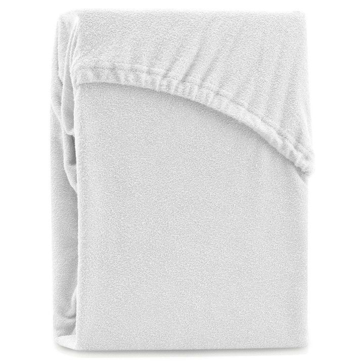 Paklodė su guma 200–220x200+30 balta AH RUBY