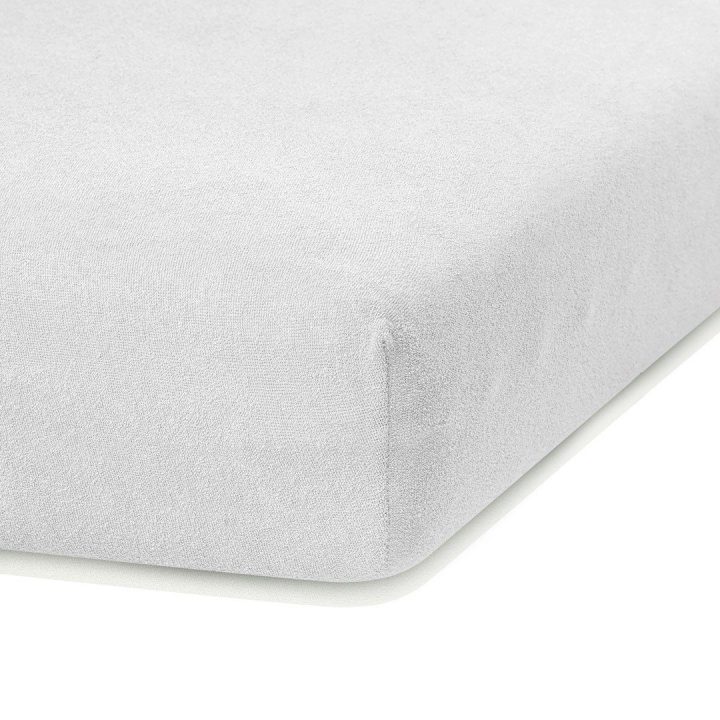 Paklodė su guma 200–220x200+30 balta AH RUBY
