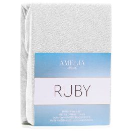 Paklodė su guma balta 100–120×200+30 AH RUBY