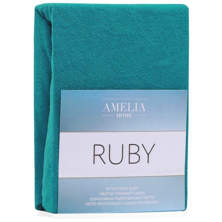 Paklodė su guma 200–220×200+30 turkio spalvos AH RUBY
