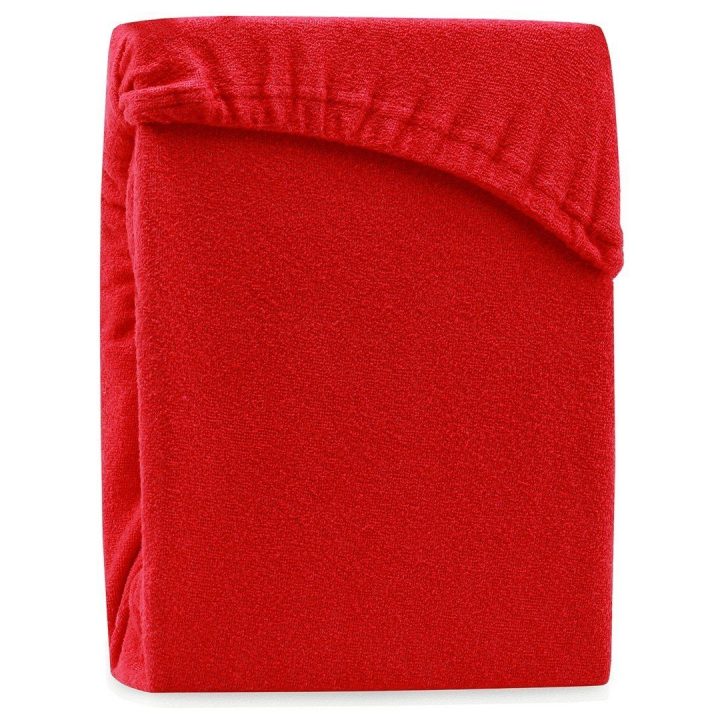 Paklodė su guma 120-140x200+30 raudonos spalvos AH