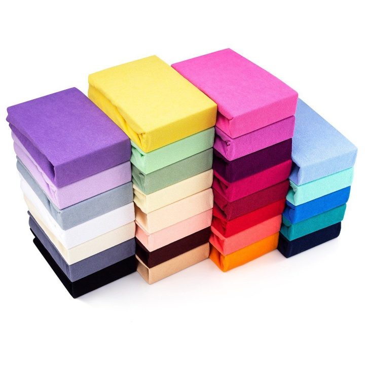Paklodė su guma oranžinė 80–90x200+30 AH RUBY