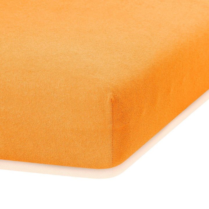 Paklodė su guma 180–200x200+30 oranžinė AH RUBY