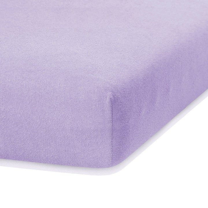 Paklodė su guma 100–120x200+30 violetinė AH RUBY