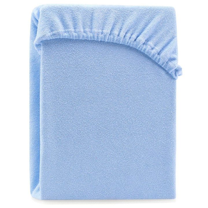 Paklodė su guma šviesiai mėlyna 160–180x200+30 AH RUBY