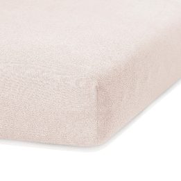Paklodė su guma 120-140x200+30 šviesiai smėlio spalvos AH RUBY