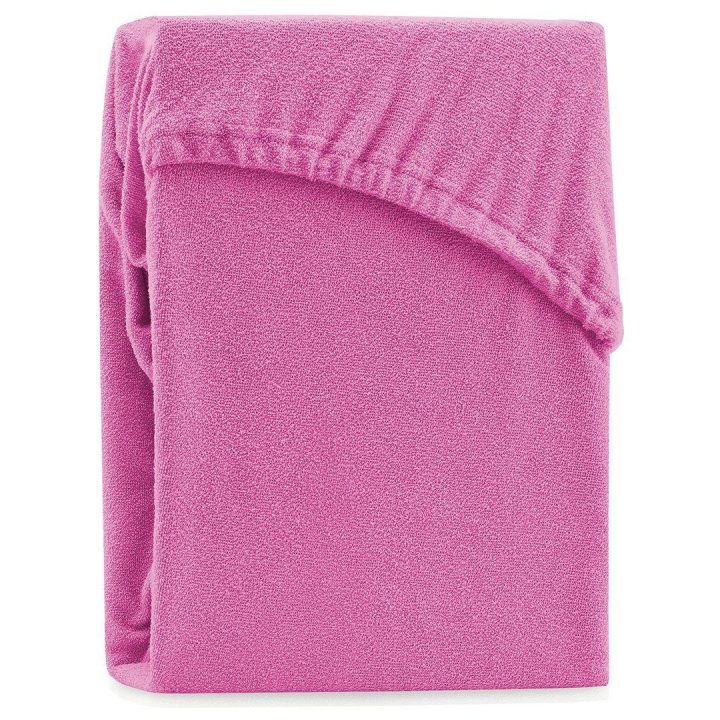 Paklodė su guma fuksijos spalvos 140-160x200+30 AH RUBY