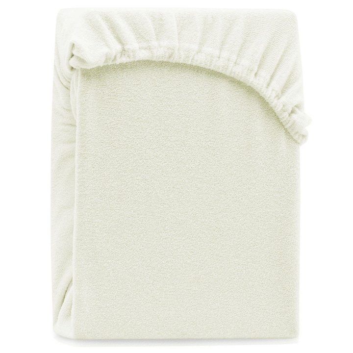 Paklodė su guma 80–90x200+30 ecru AH RUBY