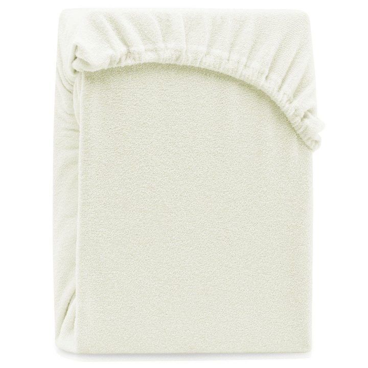 Paklodė su guma 80–90x200+30 ecru AH RUBY