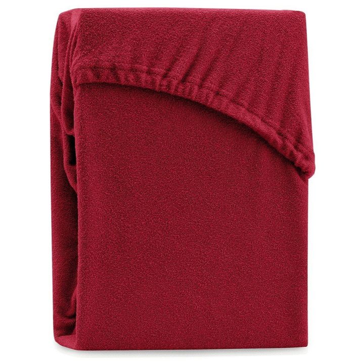 Paklodė su guma 200–220x200+30 tamsiai raudona AH RUBY