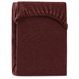 Paklodė su guma 220–240x220x30 cm ruda AH