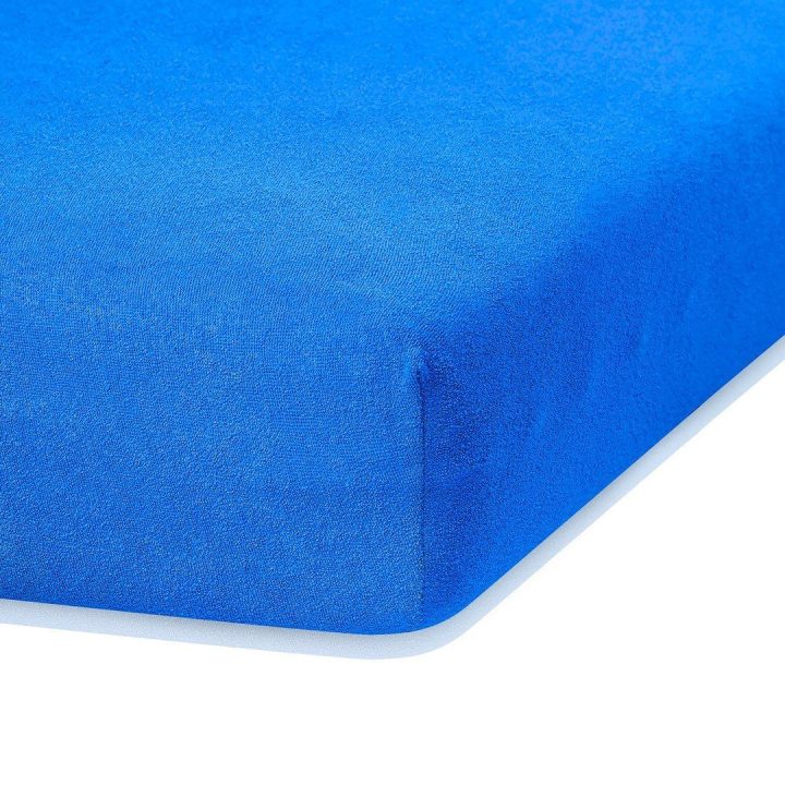 Paklodė su guma 220–240x220+30 cm mėlyna AH