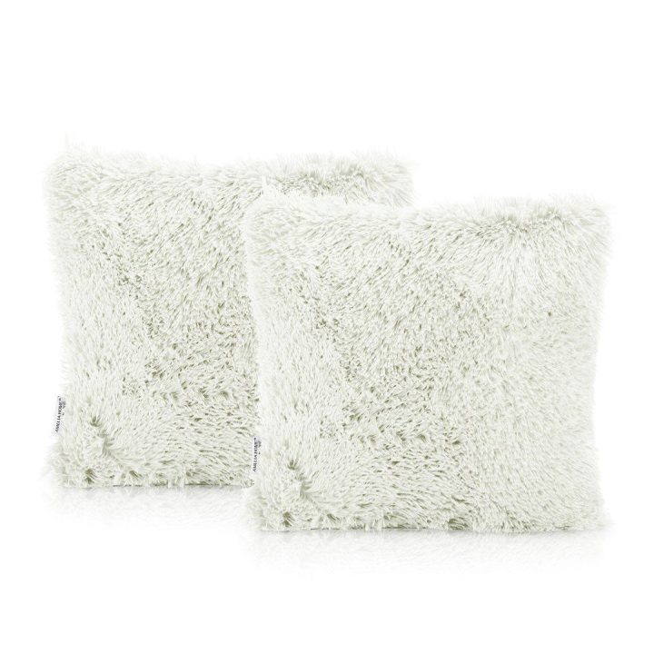 Dekoratyviniai pagalvių užvalkalai dramblio kaulo spalvos AH KARVAG 45 x 45 cm (2 vnt.)
