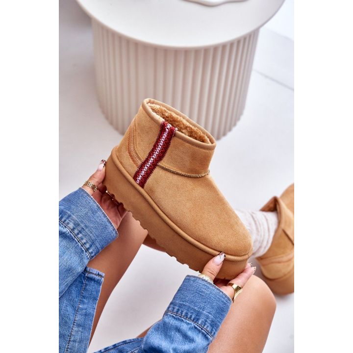 Moteriški žieminiai batai su platforma Insulated Camel Lomessa