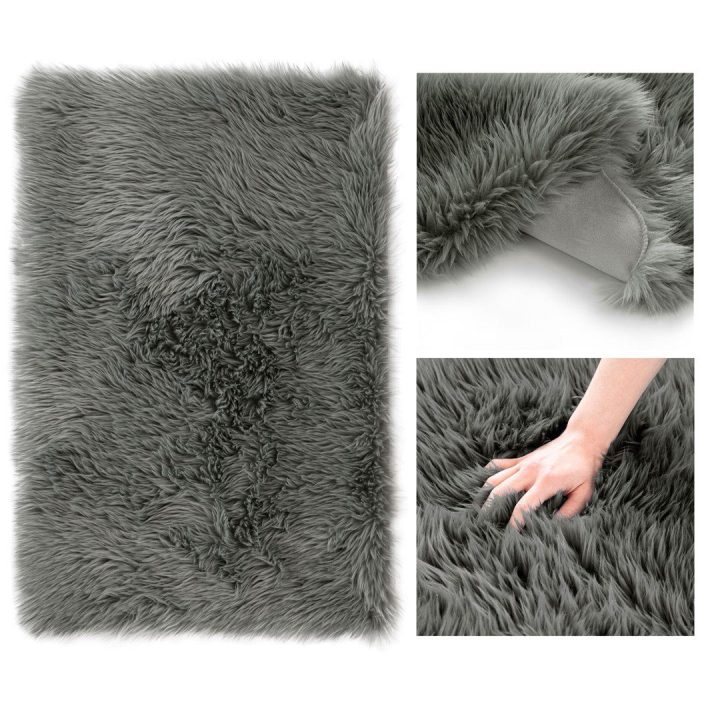 Tamsiai pilkas kilimas Dokka 60 x 90 cm