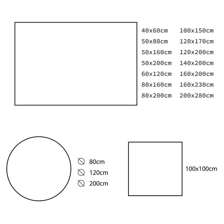 Kilimas kreminės spalvos 160 x 230 cm, neslystantis pagrindas