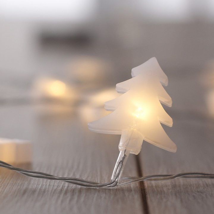 LED girlianda Christina, 20 vnt., šiltai baltos spalvos