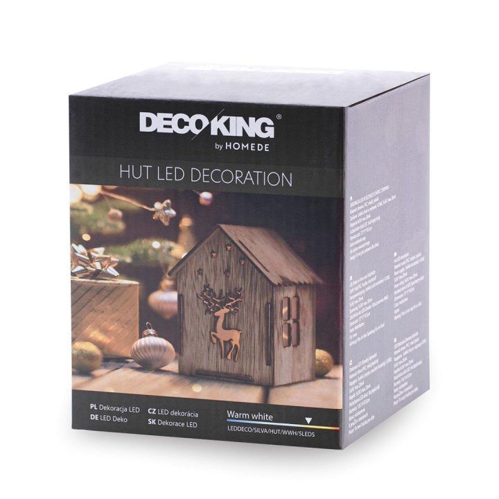 LED dekoracija SILVA HUT WWH 5LEDS