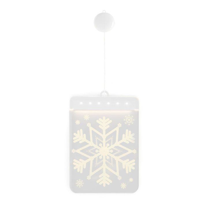 LED vitražas Snowball, stačiakampis (1 vnt)