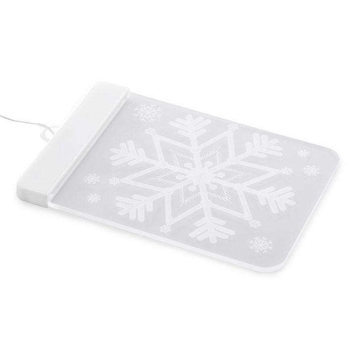 LED vitražas Snowball, stačiakampis (1 vnt)