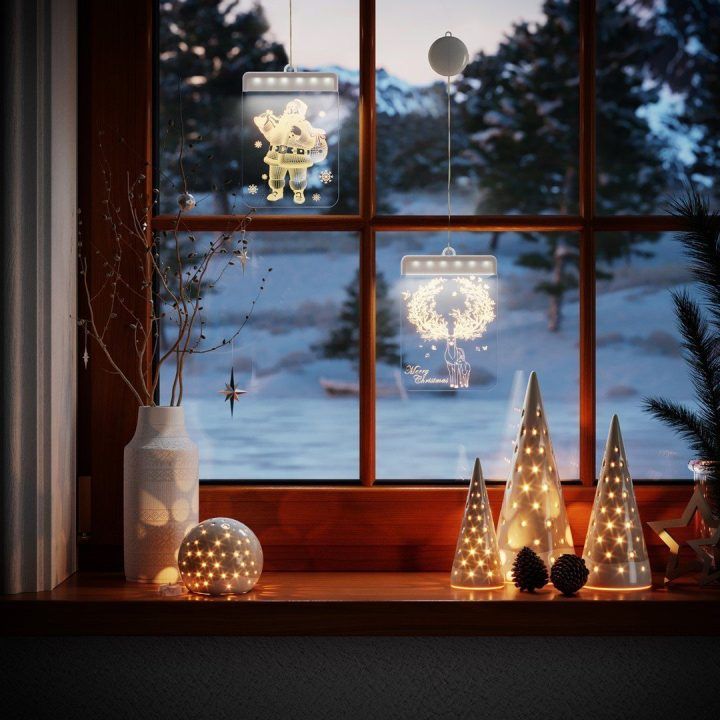 LED vitražas „Elnias“ stačiakampis (1 vnt.)