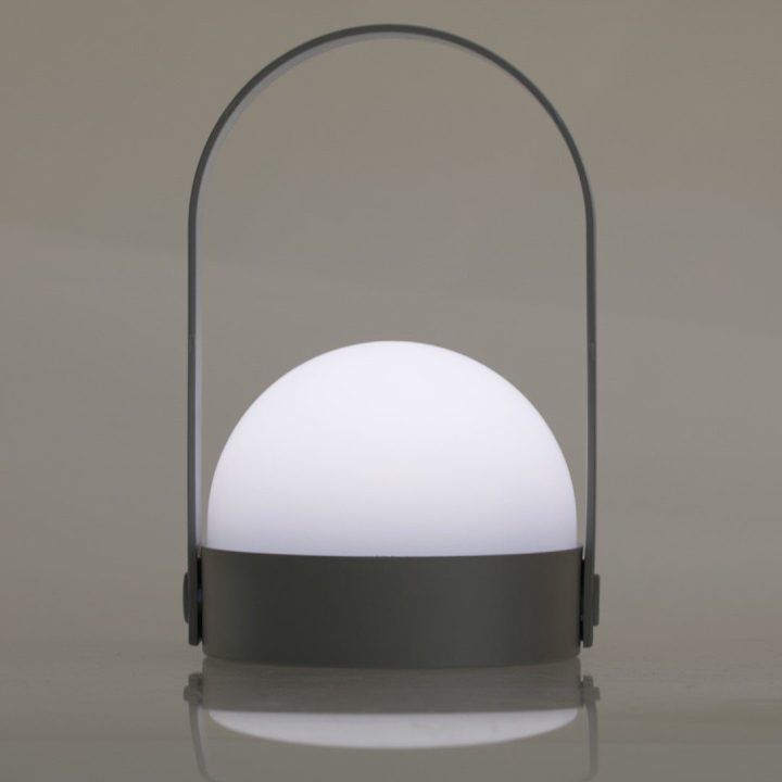LED dekoracija KAMPI pilkos spalvos, dydis M