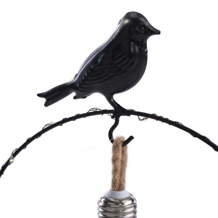 Balta LED dekoracija RIHOR BIRD, 30 LED