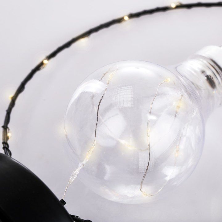 Balta LED dekoracija RIHOR BIRD, 30 LED