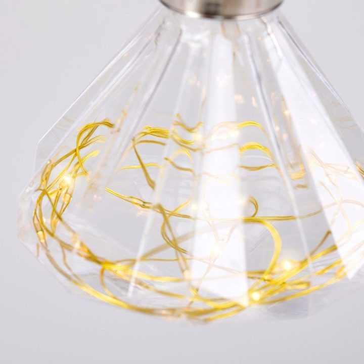 LED dekoracija Moonlight šiltai balta 20 LED
