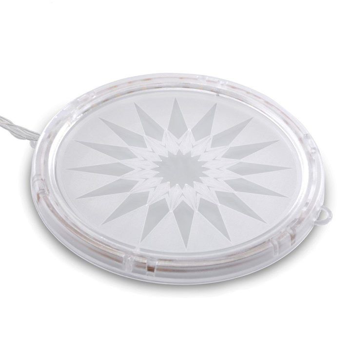 LED vitražas Mandala, apvalus rinkinys 5 vnt.