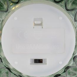 Žalia LED dekoracija AH Madrid Bottlegreen 14 x 19,2 cm