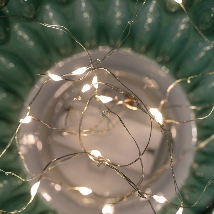 Žalia LED dekoracija Madrid 11×13 cm