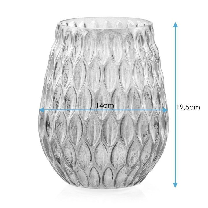 LED dekoracija šviesiai mėlyna 14 x 19,2 cm