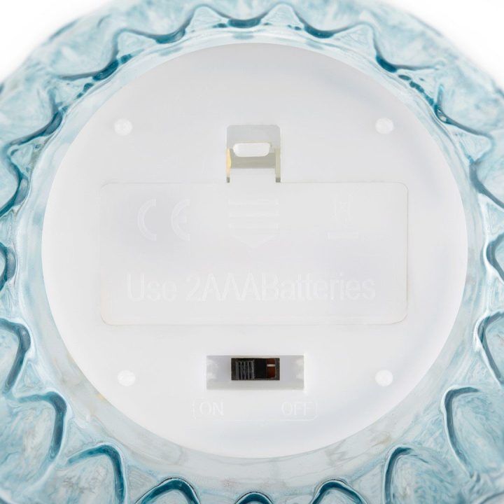 Šviesiai mėlyna LED dekoracija 11×13