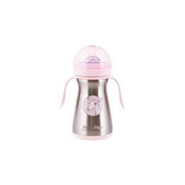 Rožinė termo gertuvė 200 ml Papupapi