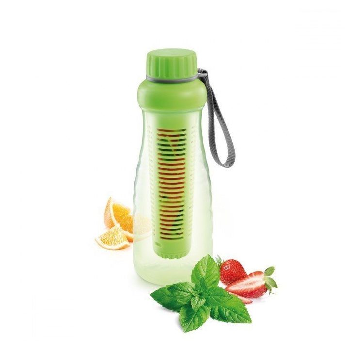 Rožinė gertuvė su infuzoriumi MyDrink, 0,7 l